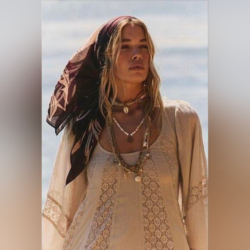 Free People Starlight Maxi Dress in Morning Oat - Picture 5 of 16